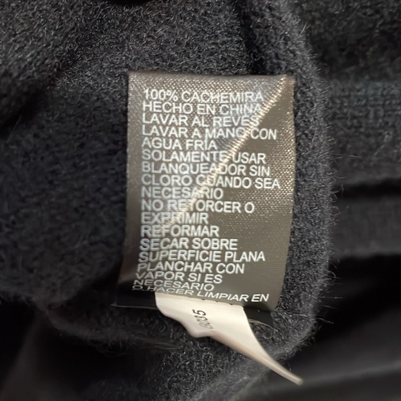 ANTONIO MELANI Black Cashmere Sweater Size Large & X-Large, NWT - Picture 8 of 16